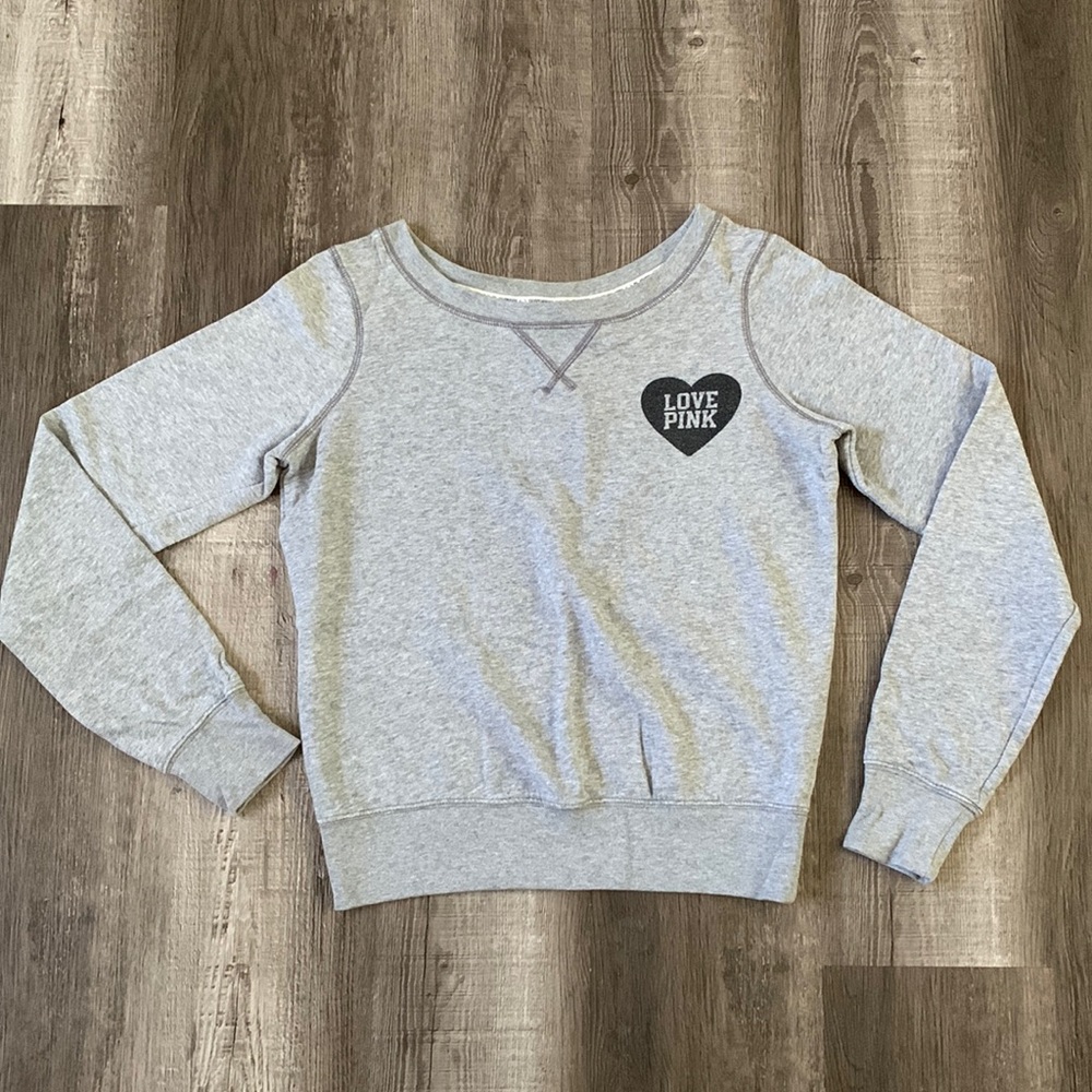 Victoria’s Secret PINK Vintage Crew Neck Pullover Sweatshirt! Y2K